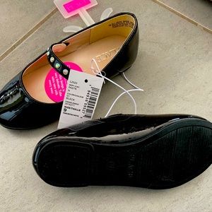Children’s Place black dress shoe girls Size 9 NWT